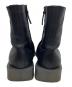 中古・古着 CHARLES & KEITH (チャールズアンドキース) Tegan Leather Lace-Up Boots ブラック サイズ:39/250（1.5）：6000円