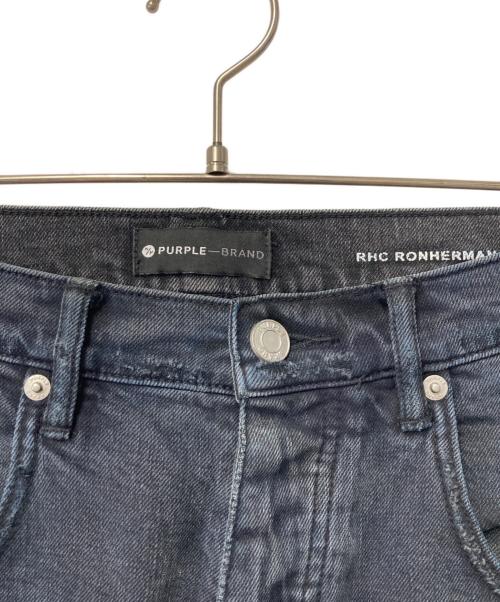 PURPLE BRAND（パープルブランド）PURPLE BRAND (パープルブランド) ダメージ加工スキニーデニムパンツ ブラック サイズ:33の古着・服飾アイテム