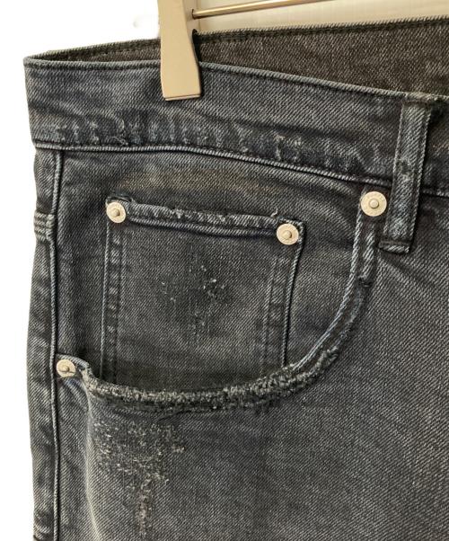 PURPLE BRAND（パープルブランド）PURPLE BRAND (パープルブランド) ダメージ加工スキニーデニムパンツ ブラック サイズ:33の古着・服飾アイテム