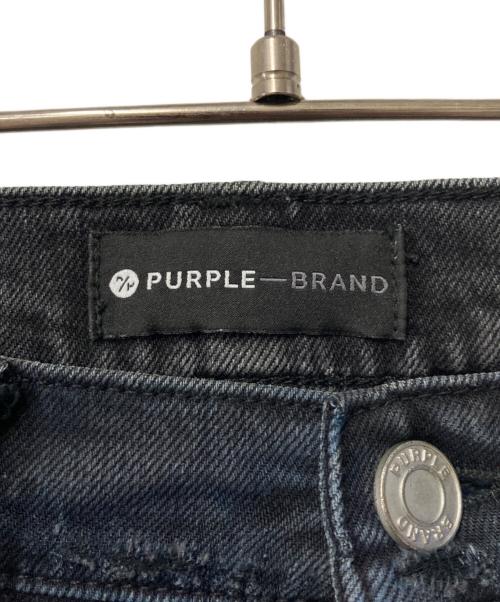PURPLE BRAND（パープルブランド）PURPLE BRAND (パープルブランド) ダメージ加工スキニーデニムパンツ ブラック サイズ:33の古着・服飾アイテム