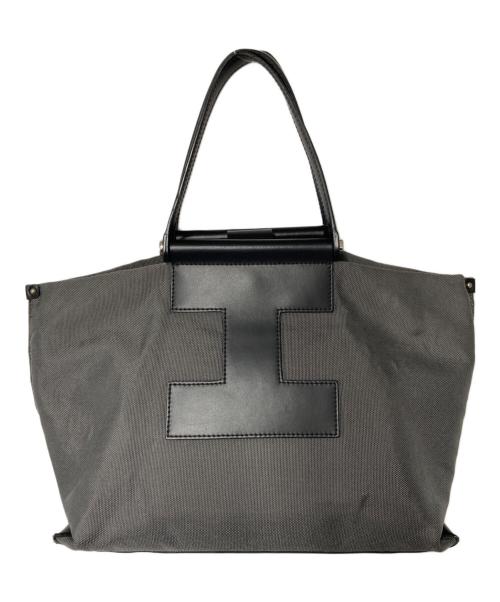 IACUCCI（イアクッチ）IACUCCI (イアクッチ) ソルベット M CORDURA トートバッグ グレー×ブラックの古着・服飾アイテム