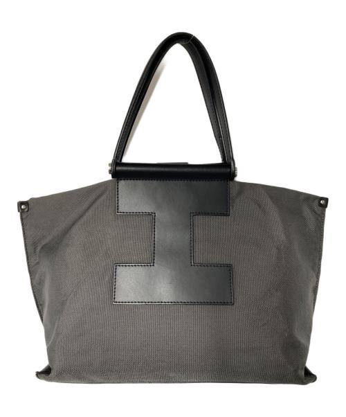 IACUCCI（イアクッチ）IACUCCI (イアクッチ) ソルベット M CORDURA トートバッグ グレー×ブラックの古着・服飾アイテム