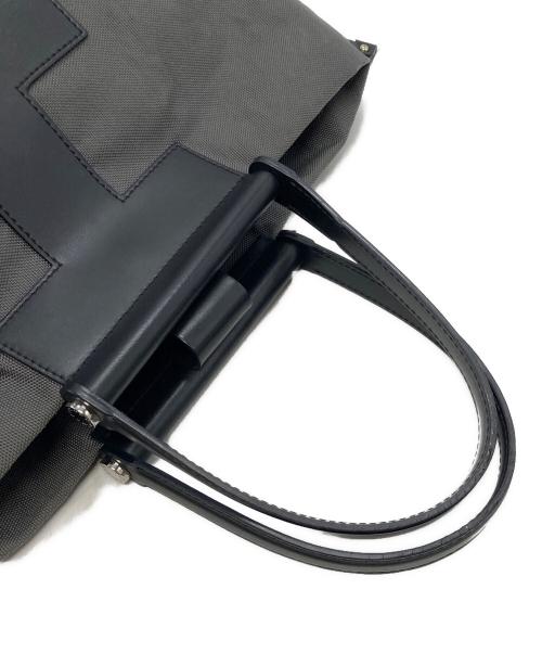 IACUCCI（イアクッチ）IACUCCI (イアクッチ) ソルベット M CORDURA トートバッグ グレー×ブラックの古着・服飾アイテム