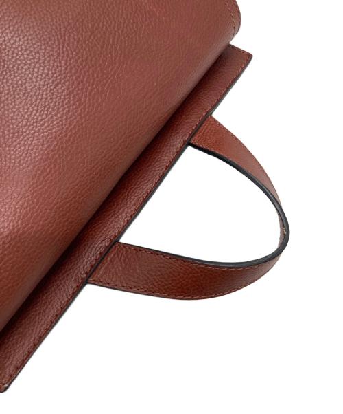 FOSSIL（フォッシル）FOSSIL (フォッシル) レザーリュック ブラウンの古着・服飾アイテム