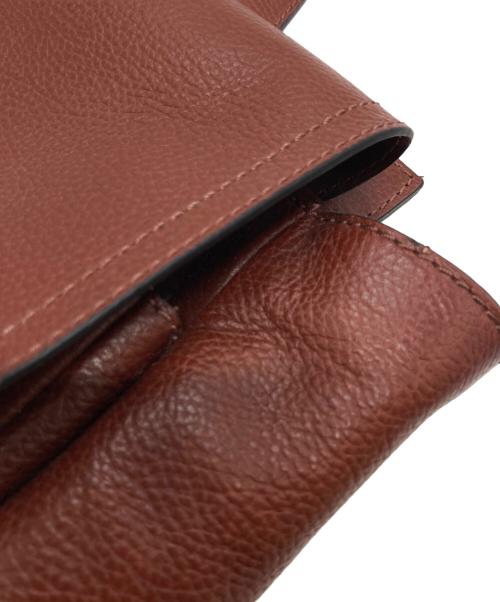 FOSSIL（フォッシル）FOSSIL (フォッシル) レザーリュック ブラウンの古着・服飾アイテム