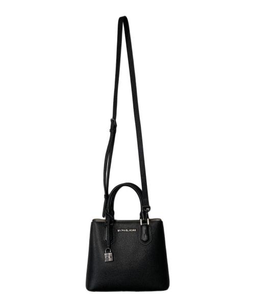 MICHAEL KORS（マイケルコース）MICHAEL KORS (マイケルコース) 2WAYショルダーバッグ ブラックの古着・服飾アイテム