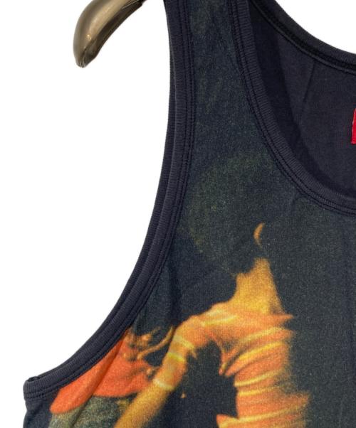 SUPREME（シュプリーム）SUPREME (シュプリーム) Kingston Tank Top ブラック×ベージュ サイズ:Sの古着・服飾アイテム