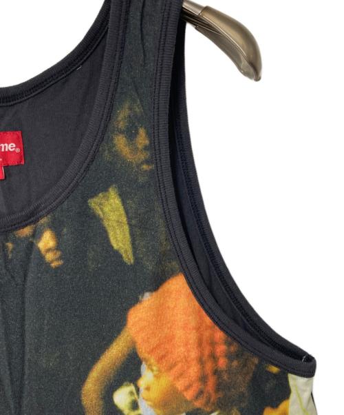 SUPREME（シュプリーム）SUPREME (シュプリーム) Kingston Tank Top ブラック×ベージュ サイズ:Sの古着・服飾アイテム