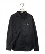 Dior×KAWSディオール×カウズ）の古着「Bee mbroidered Shirt シャツ DIOR ディオール KAWS ブラック 923C561W6044  」｜ブラック