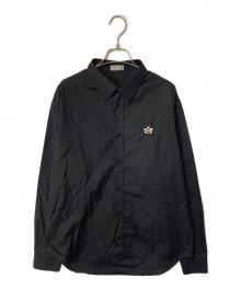 Dior×KAWS（ディオール×カウズ）の古着「Bee mbroidered Shirt シャツ DIOR ディオール KAWS ブラック 923C561W6044  」｜ブラック