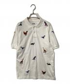 PALACEパレス）の古着「ANIMALS POLO / ポロシャツ」｜ホワイト