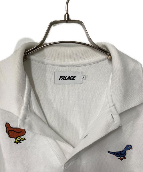 PALACE（パレス）PALACE (パレス) ANIMALS POLO / ポロシャツ ホワイト サイズ:Lの古着・服飾アイテム