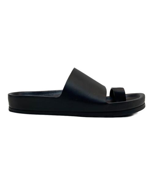 JIL SANDER（ジルサンダー）JIL SANDER (ジルサンダー) THUMBトングサンダル ブラック サイズ:36の古着・服飾アイテム