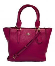 COACH（コーチ）の古着「2WAYバッグ」｜ピンク