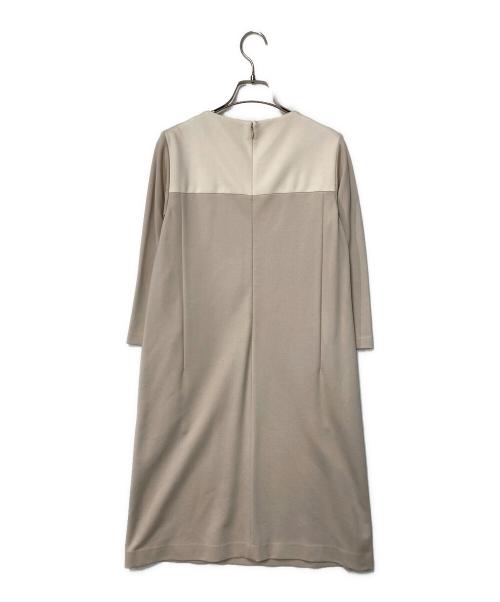 Leilian（レリアン）Leilian (レリアン) カットソーワンピース ベージュ サイズ:9の古着・服飾アイテム