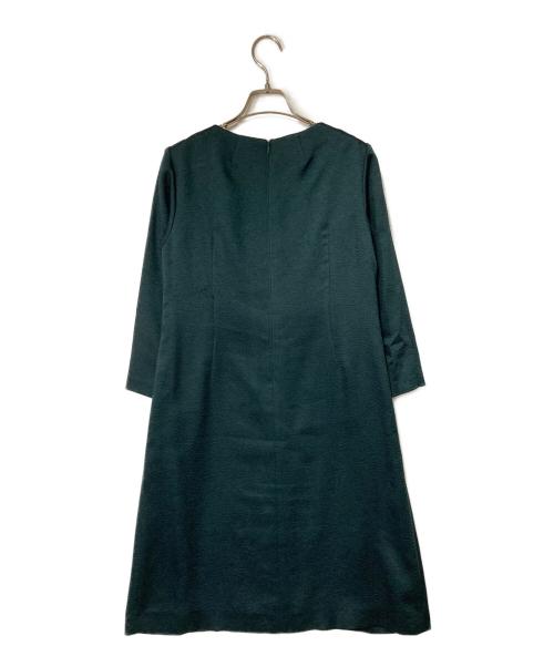 Leilian（レリアン）Leilian (レリアン) ブラウスワンピース グリーン サイズ:SIZE 7の古着・服飾アイテム