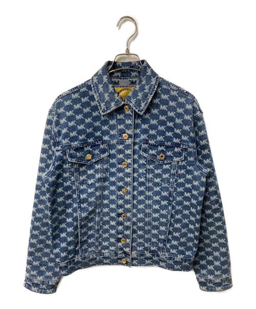 MICHAEL KORS（マイケルコース）MICHAEL KORS (マイケルコース) ジャガードデニムジャケット インディゴ サイズ:Sの古着・服飾アイテム