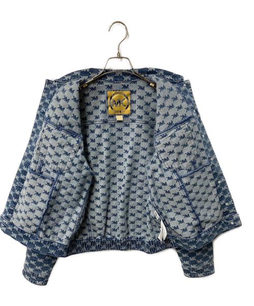 MICHAEL KORS（マイケルコース）MICHAEL KORS (マイケルコース) ジャガードデニムジャケット インディゴ サイズ:Sの古着・服飾アイテム