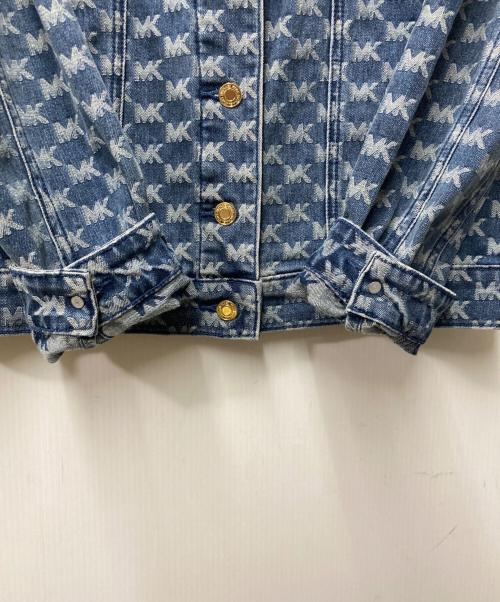 MICHAEL KORS（マイケルコース）MICHAEL KORS (マイケルコース) ジャガードデニムジャケット インディゴ サイズ:Sの古着・服飾アイテム