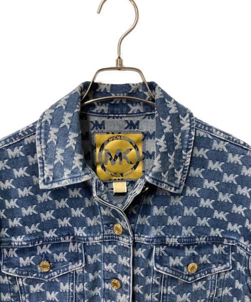 MICHAEL KORS（マイケルコース）MICHAEL KORS (マイケルコース) ジャガードデニムジャケット インディゴ サイズ:Sの古着・服飾アイテム