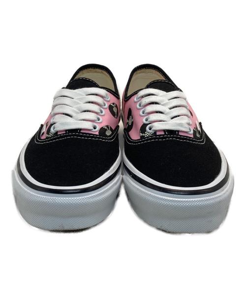 VANS（ヴァンズ）VANS (ヴァンズ) WACKO MARIA (ワコマリア) ローカットスニーカー ブラック×ピンク サイズ:24.5㎝の古着・服飾アイテム
