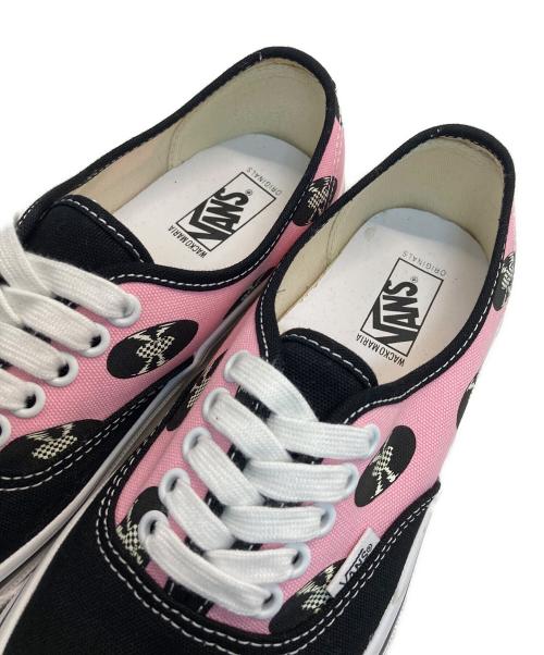 VANS（ヴァンズ）VANS (ヴァンズ) WACKO MARIA (ワコマリア) ローカットスニーカー ブラック×ピンク サイズ:24.5㎝の古着・服飾アイテム