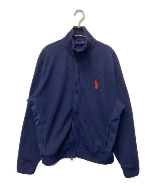 POLO GOLF（ポロ ゴルフ）POLO GOLF (ポロ ゴルフ) ポニー刺繍フリースジャケット ネイビー サイズ:LLの古着・服飾アイテム