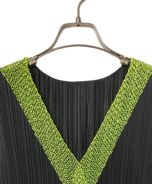 PLEATS PLEASE（プリーツプリーズ）PLEATS PLEASE (プリーツプリーズ) プリーツワンピース ブラック サイズ:4の古着・服飾アイテム