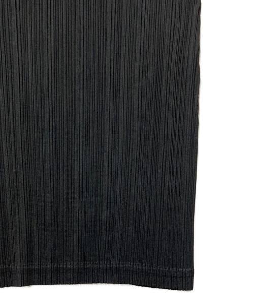 PLEATS PLEASE（プリーツプリーズ）PLEATS PLEASE (プリーツプリーズ) プリーツワンピース ブラック サイズ:4の古着・服飾アイテム