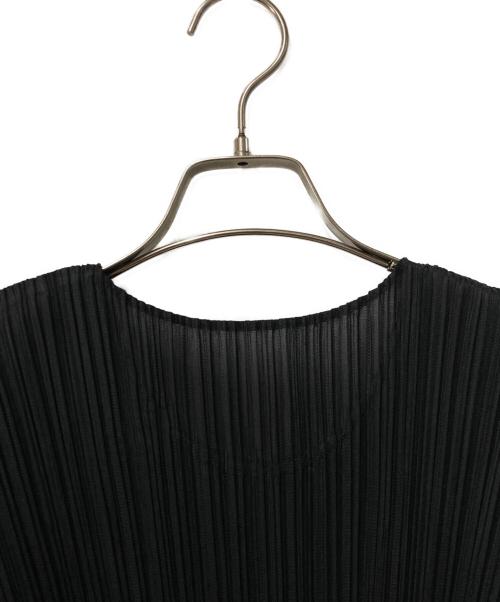 PLEATS PLEASE（プリーツプリーズ）PLEATS PLEASE (プリーツプリーズ) プリーツカットソー ブラック サイズ:3の古着・服飾アイテム