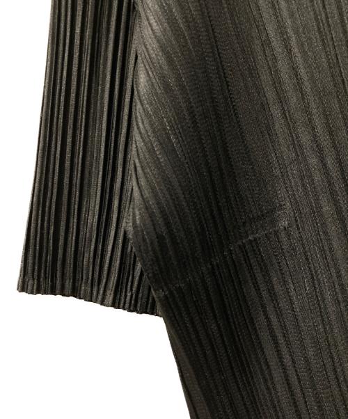 PLEATS PLEASE（プリーツプリーズ）PLEATS PLEASE (プリーツプリーズ) プリーツカットソー ブラック サイズ:3の古着・服飾アイテム