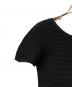 中古・古着 me ISSEY MIYAKE (ミーイッセイ ミヤケ) プリーツカットソー ブラック サイズ:Free：13000円
