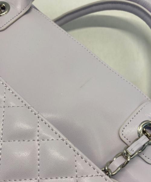 darich（ダーリッチ）darich (ダーリッチ) キルティング2WAYバッグ パープルの古着・服飾アイテム