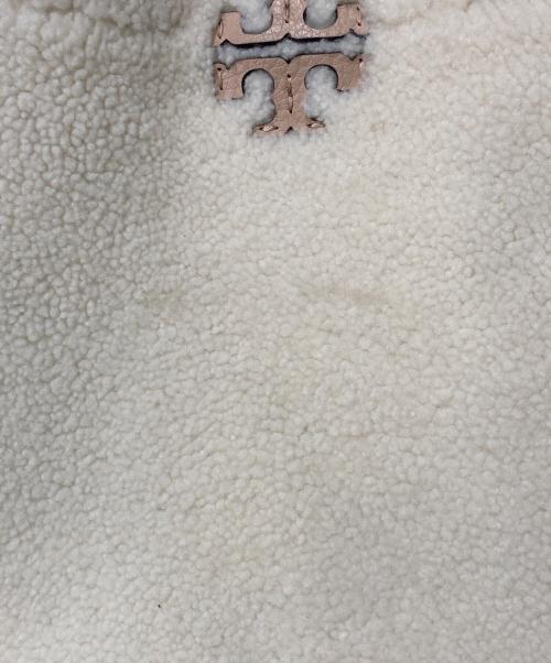 TORY BURCH（トリーバーチ）TORY BURCH (トリーバーチ) マクグロウ シアリング キャリーオール ピンク×ホワイトの古着・服飾アイテム