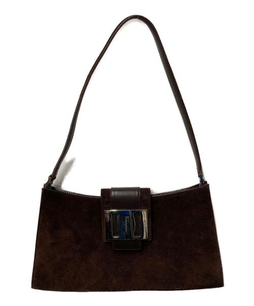 Salvatore Ferragamo（サルヴァトーレ フェラガモ）Salvatore Ferragamo (サルヴァトーレ フェラガモ) ワンショルダーバッグ ブラウンの古着・服飾アイテム