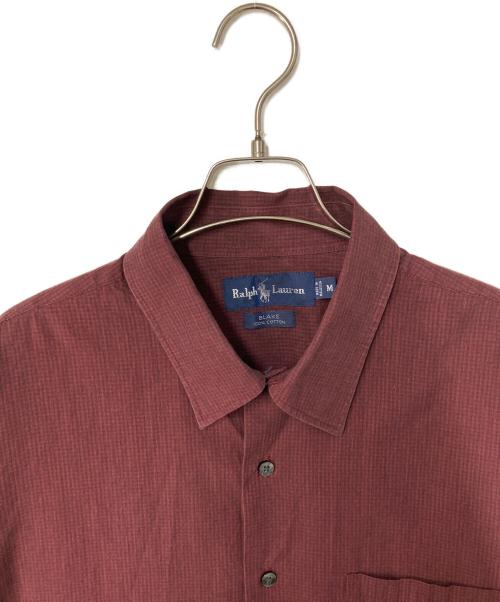 RALPH LAUREN（ラルフローレン）RALPH LAUREN (ラルフローレン) ポニー刺繍チェックシャツ レッド サイズ:Ｍの古着・服飾アイテム