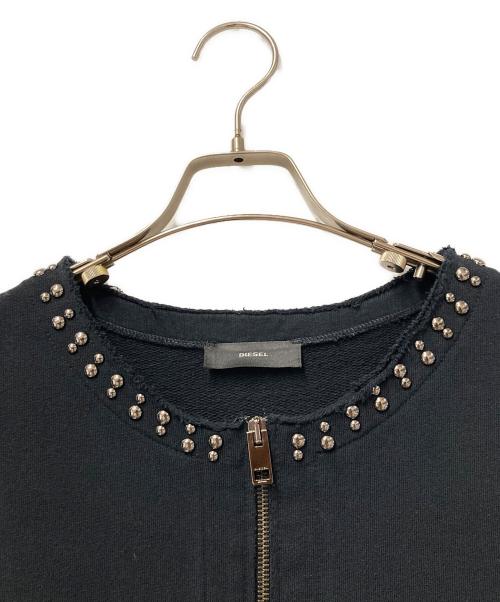 DIESEL（ディーゼル）DIESEL (ディーゼル) ノースリーブワンピース ブラック サイズ:Sの古着・服飾アイテム