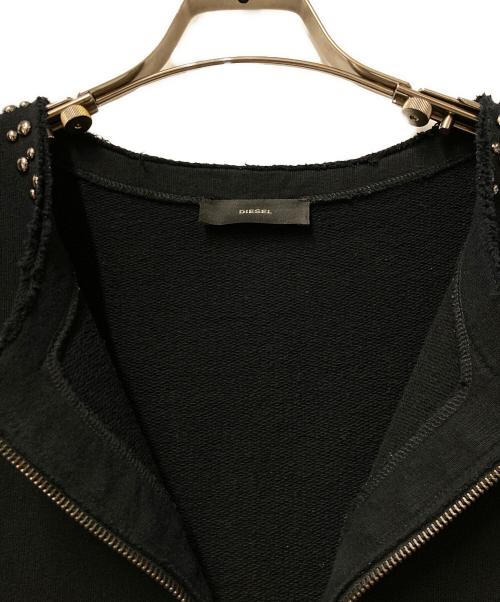 DIESEL（ディーゼル）DIESEL (ディーゼル) ノースリーブワンピース ブラック サイズ:Sの古着・服飾アイテム