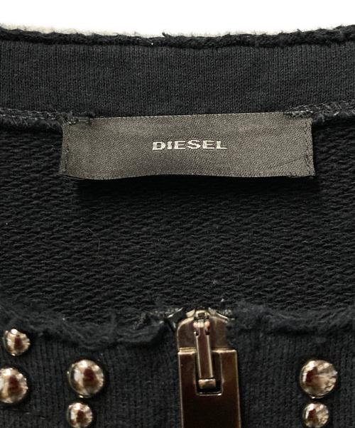 DIESEL（ディーゼル）DIESEL (ディーゼル) ノースリーブワンピース ブラック サイズ:Sの古着・服飾アイテム