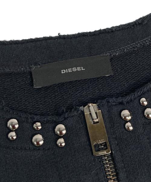 DIESEL（ディーゼル）DIESEL (ディーゼル) ノースリーブワンピース ブラック サイズ:Sの古着・服飾アイテム