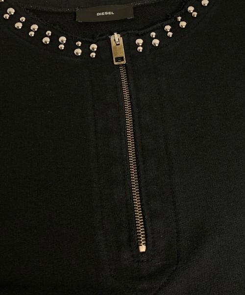 DIESEL（ディーゼル）DIESEL (ディーゼル) ノースリーブワンピース ブラック サイズ:Sの古着・服飾アイテム