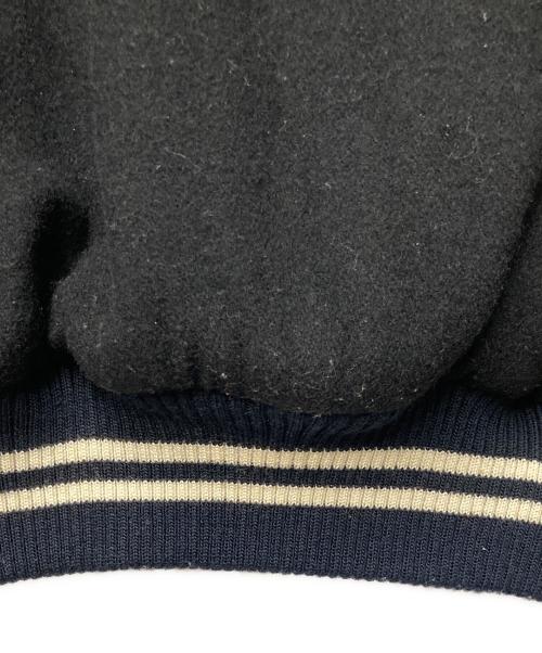 NIKE（ナイキ）NIKE (ナイキ) AIR JORDAN VARSITY JACKET ブラック×ベージュ サイズ:Lの古着・服飾アイテム