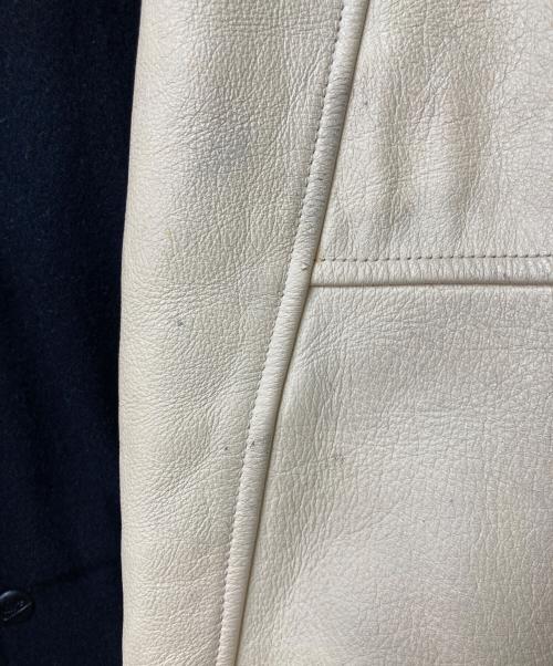 NIKE（ナイキ）NIKE (ナイキ) AIR JORDAN VARSITY JACKET ブラック×ベージュ サイズ:Lの古着・服飾アイテム