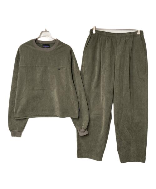 Thousand Mile（サウザンドマイル）Thousand Mile (サウザンドマイル) コーデュロイセットアップ カーキ サイズ:Sの古着・服飾アイテム
