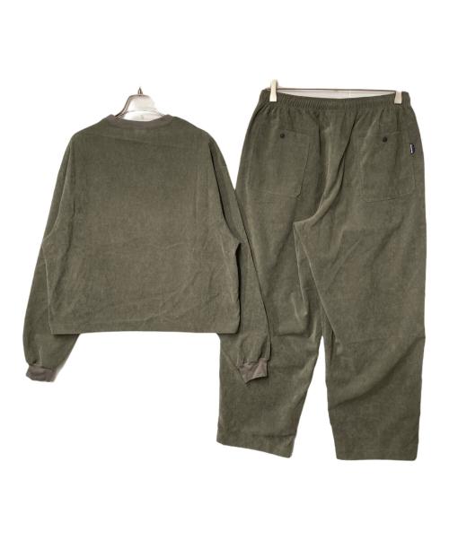 Thousand Mile（サウザンドマイル）Thousand Mile (サウザンドマイル) コーデュロイセットアップ カーキ サイズ:Sの古着・服飾アイテム