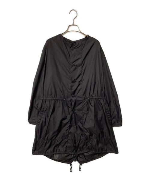 COMME des GARCONS（コムデギャルソン）COMME des GARCONS (コムデギャルソン) ナイロンノーカラーコート ブラック サイズ:Sの古着・服飾アイテム