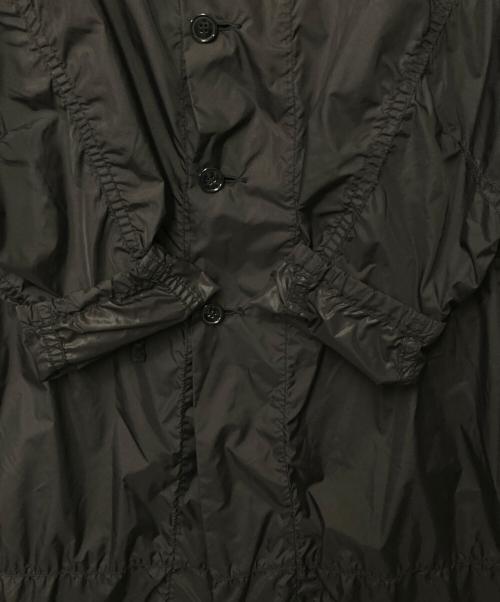 COMME des GARCONS（コムデギャルソン）COMME des GARCONS (コムデギャルソン) ナイロンノーカラーコート ブラック サイズ:Sの古着・服飾アイテム