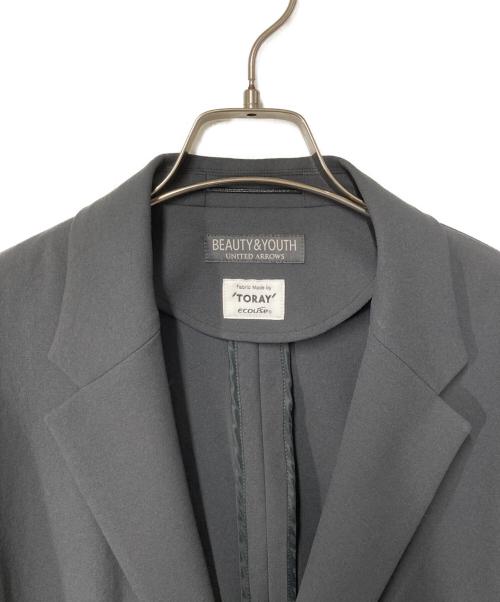 BEAUTY&YOUTH（ビューティーアンドユース）BEAUTY&YOUTH (ビューティーアンドユース) “TORAY” DRY/PE 2B ジャケット グレー サイズ:Ｍの古着・服飾アイテム