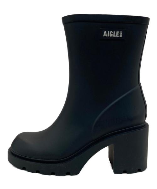 AIGLE（エーグル）AIGLE (エーグル) モンソーラバーブーツ ブラック サイズ:36の古着・服飾アイテム