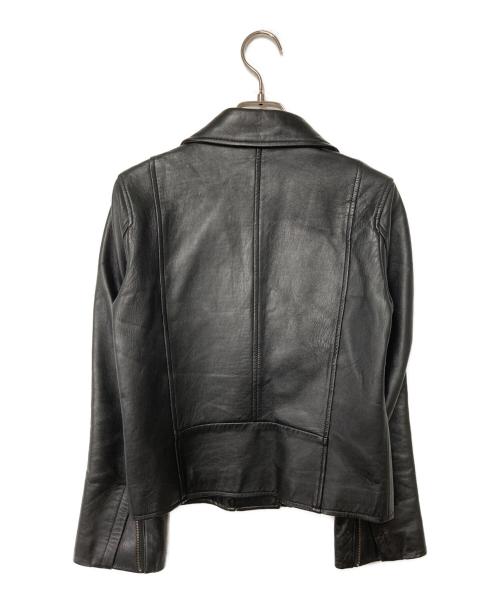 STUDIOUS（ステュディオス）STUDIOUS (ステュディオス) ラムレザーダブルライダースジャケット ブラック サイズ:1の古着・服飾アイテム